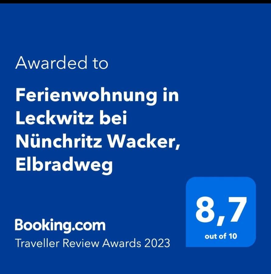 In Leckwitz Bei Nünchritz Wacker, Elbradweg Apartment